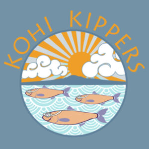 Kohi Kippers Gold - Denim Carrie Tote Design