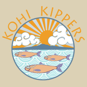 Kohi Kippers Gold - Small Calico Bag Design
