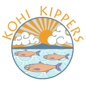 Kohi Kippers Gold - Tea Towel Design