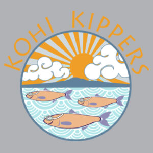 Kohi Kippers Yellow - Mens Raglan Tee Design