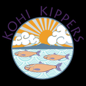Kohi Kippers Purple - Men's Beach Shorts Design