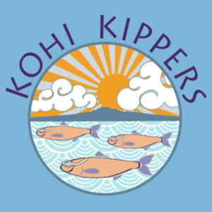 Kohi Kippers Purple - Mens Heavy Cotton T-Shirt Design