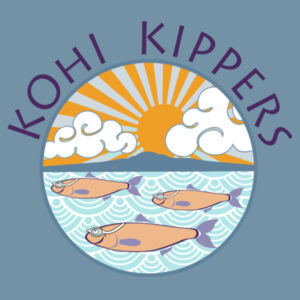 Kohi Kippers Purple - Womens Blue Denim Shirt Design
