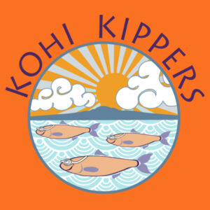 Kohi Kippers Purple - Kids Outline Tee Design