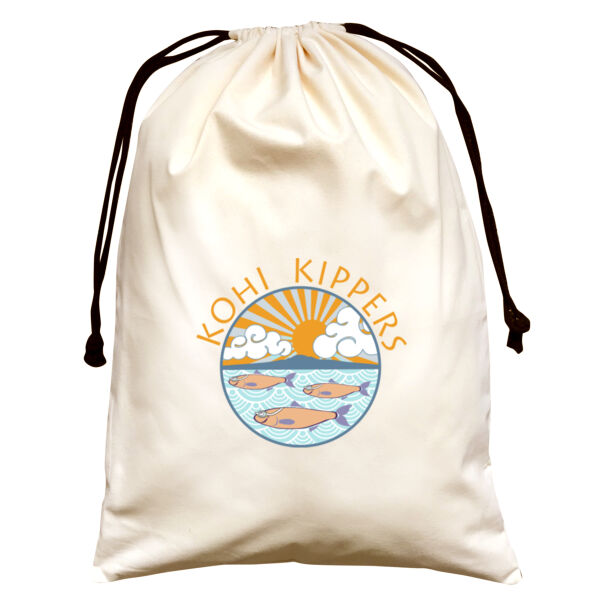 Kohi Kippers Gold - Large Canvas Santa Sack Thumbnail