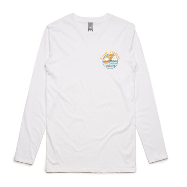 Kohi Kippers Yellow - Mens Ink Longsleeve Tee Thumbnail