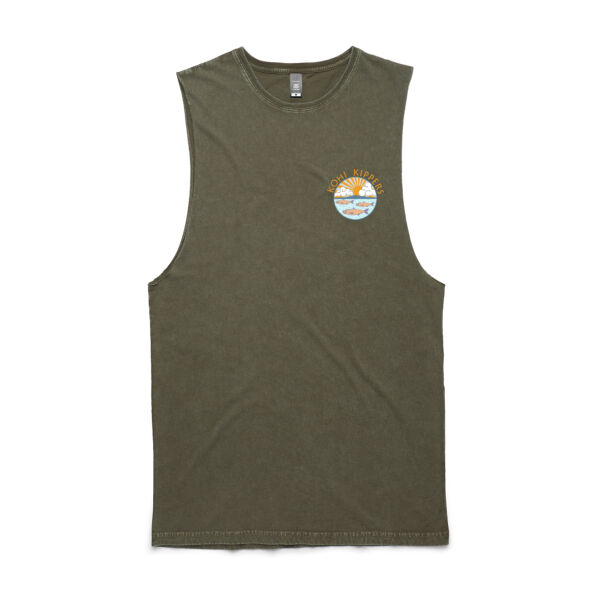 Kohi Kippers Yellow - Mens Stone Wash Barnard Tank Thumbnail