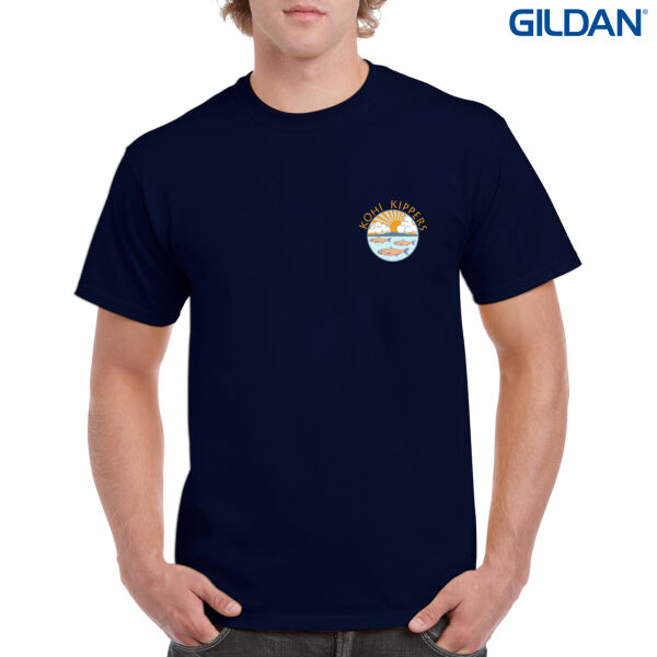 Kohi Kippers Yellow - Mens Heavy Cotton T-Shirt Thumbnail