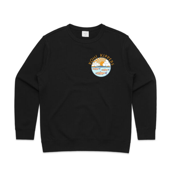 Kohi Kippers Yellow - AS Colour Womens Premium Crew Thumbnail