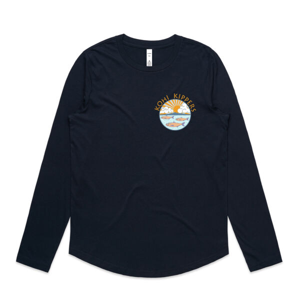 Kohi Kippers Yellow - AS Colour Womens Maple Curve Longsleeve Tee Thumbnail