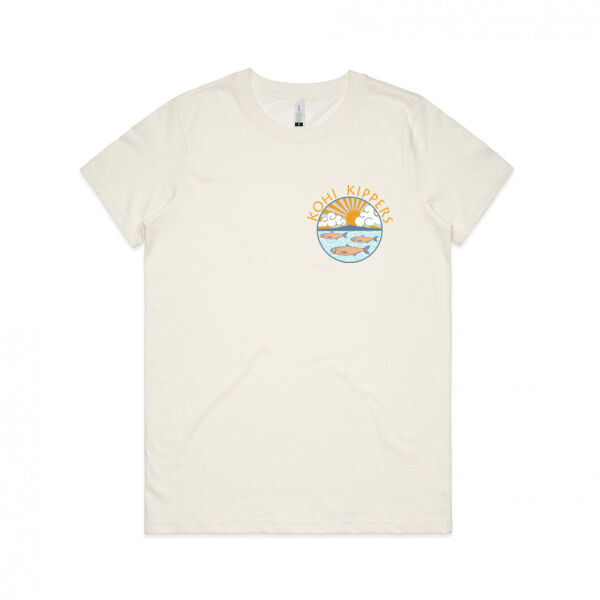 Kohi Kippers Yellow - AS Colour Womens Maple Organic Tee Thumbnail