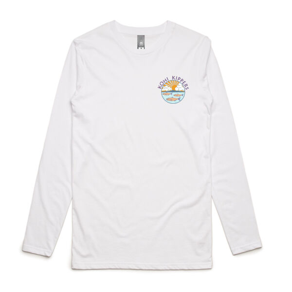 Kohi Kippers Purple - Mens Ink Longsleeve Tee Thumbnail