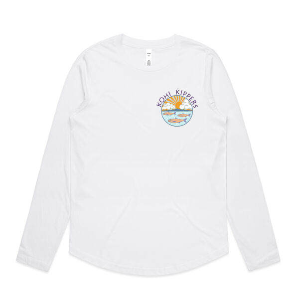 Kohi Kippers Purple - AS Colour Womens Maple Curve Longsleeve Tee Thumbnail