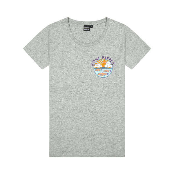 Kohi Kippers Purple - Cloke Womens Silhouette Tee Thumbnail