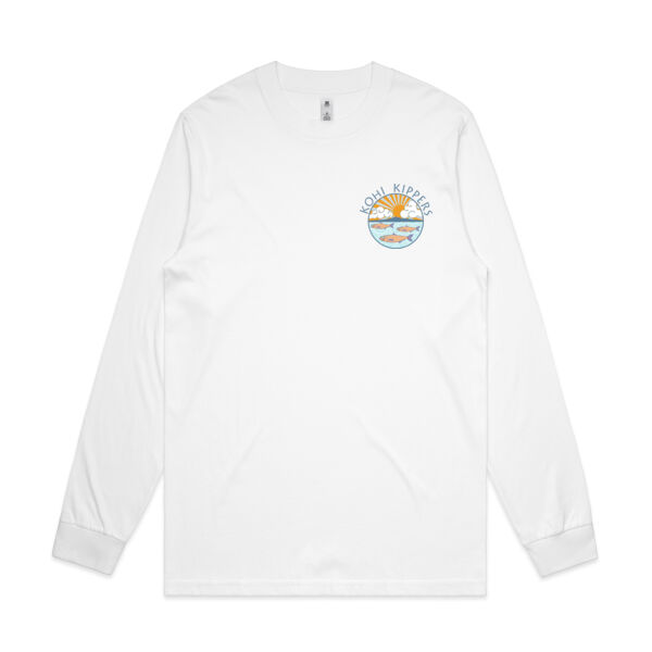 Kohi Kippers Blue - Mens General Long Sleeve Tee Thumbnail