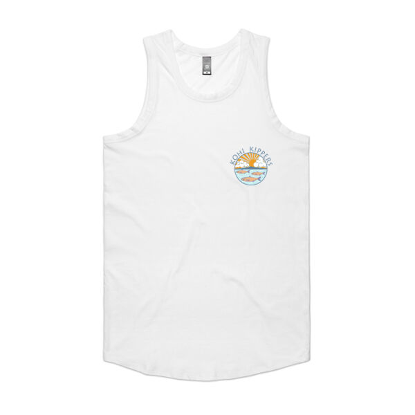 Kohi Kippers Blue - Mens Authentic Singlet Thumbnail