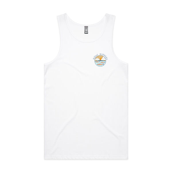 Kohi Kippers Blue - Mens Lowdown Singlet Thumbnail