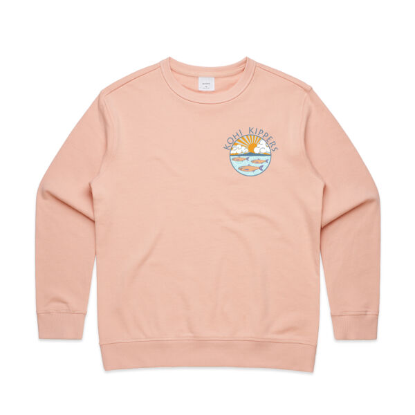 Kohi Kippers Blue - Womens Premium Crew Thumbnail