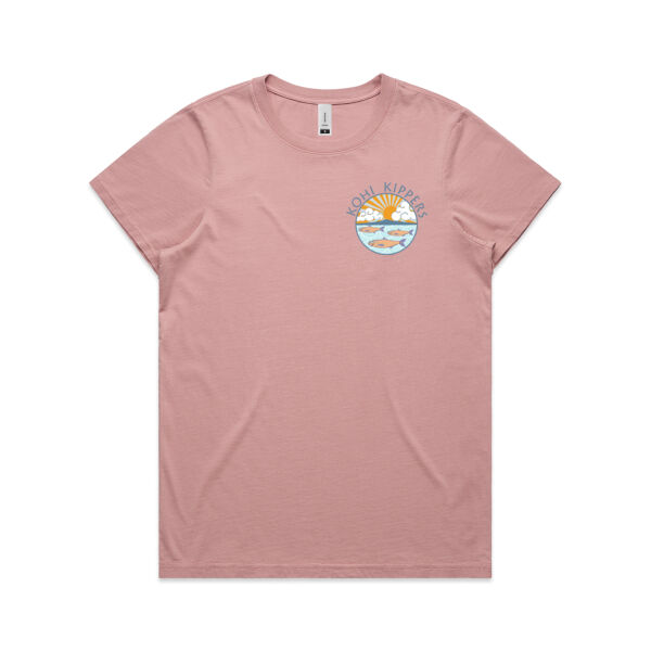 Kohi Kippers Blue - Womens Faded Tee Thumbnail