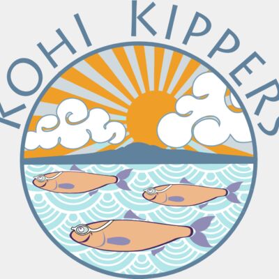 Kohi Kippers Blue Lettering Thumbnail